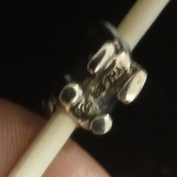 Sterling silver 925 cat / kitty snake chain charm bracelet. - Picture 8 of 8